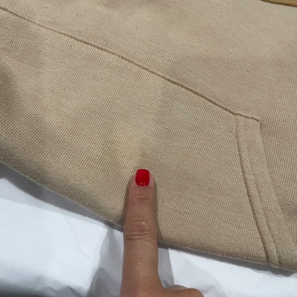 Aviator Nation Hoodie with Striped design Sand/sand M - Picture 15 of 16